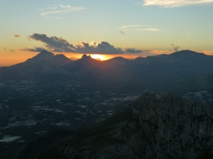 Sunset from Mount Bernia
