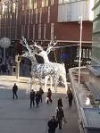 Liverpool One Shopping Centre and its modern Christmas decorations